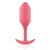 Розовая пробка для ношения B-vibe Snug Plug 2 - 11,4 см.