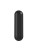 Черная перезаряжаемая анальная пробка №08 Cone-shaped butt plug - 13,5 см.