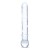 Стеклянная прозрачная палочка-фаллос Callisto Clear Glass Dildo - 18 см.