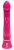 Розовый вибратор-кролик Realistic Dual Density Rechargeable Rabbit Vibrator - 25,5 см.