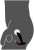 Черный вибромассажер простаты с функцией римминга Plug with Perineum Stimulator - 16,6 см.