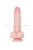 Телесный реалистичный фаллоимитатор My Dainty - 20,5 см.
