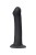 Черный фаллос на присоске Silicone Bendable Dildo L - 19 см.