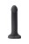 Черный фаллос с имитацией эякуляции Silicon Cum Dildo L - 19,6 см.