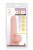 Телесный фаллоимитатор-реалистик Dual Density Dildo - 20 см.