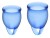 Набор синих менструальных чаш Feel confident Menstrual Cup