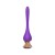 Фиолетовый вибромассажер Nipple Vibrator - 14,5 см.