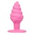 Розовая анальная пробка в виде мороженого Yum Bum Ice Cream Cone Butt Plug - 9,5 см.