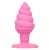 Розовая анальная пробка в виде мороженого Yum Bum Ice Cream Cone Butt Plug - 9,5 см.