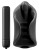 Чёрный мастурбатор Vibrating Silicone Stimulator с вибрацией