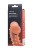 Телесная закрытая насадка с пупырышками Cock Sleeve 005 Size L - 17,6 см.