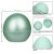 Зеленый вибромассажер Opal Ripple Massager