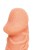 Телесная закрытая насадка с венками Cock Sleeve 006 Size L - 17,6 см.