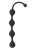 Чёрная анальная цепочка Four Beads Anal Black - 24 см.