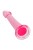 Розовый нереалистичный фаллоимитатор Jelly Dildo XL - 22 см.