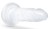 Прозрачный фаллоимитатор-реалистик Crystal - 19 см.