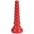 Ребристая анальная втулка Red Boy Anal Wand Butt Plug - 21,3 см.