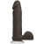 Темнокожий фаллоимитатор The Realistic Cock ULTRASKYN - 20,57 см.