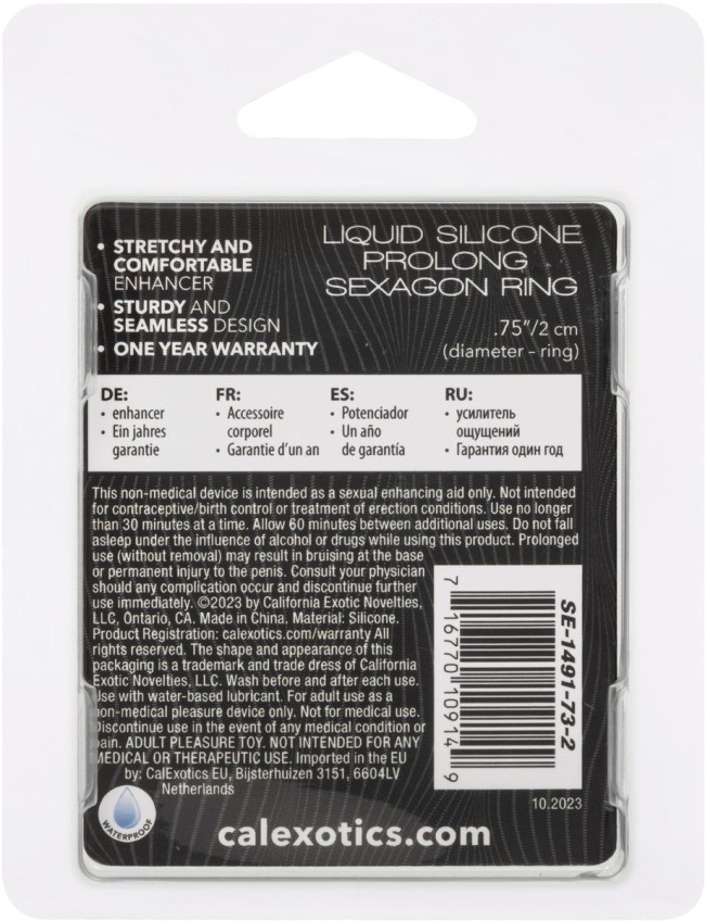 Белое люминесцентное эрекционное кольцо Glow-In-The-Dark Liquid Silicone Prolong Sexagon Ring Белое люминесцентное эрекционное кольцо Glow-In-The-Dark Liquid Silicone Prolong Sexagon Ring