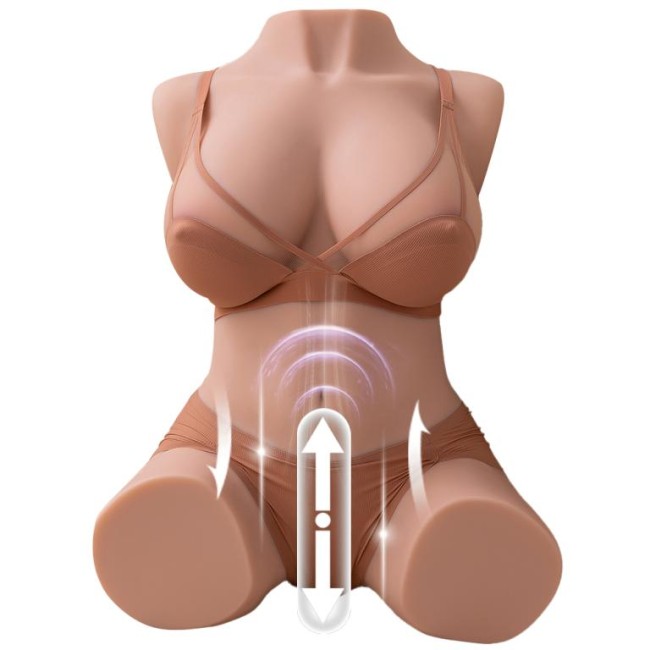 Мастурбатор-торс Dania с функцией пенетрации Мастурбатор-торс Dania с функцией пенетрации