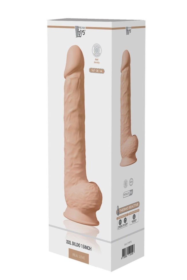 Телесный фаллоимитатор-гигант XXL Dildo - 38 см. Телесный фаллоимитатор-гигант XXL Dildo - 38 см.