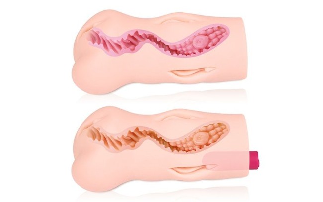 Телесный вибромастурбатор-вагина Dream Auto Телесный вибромастурбатор-вагина Dream Auto