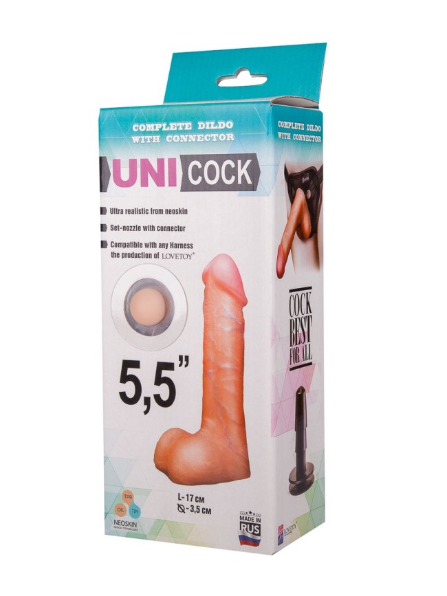 Фаллическая насадка Харнесс UNICOCK 5,5 - 18,5 см. Фаллическая насадка Харнесс UNICOCK 5,5 - 18,5 см.