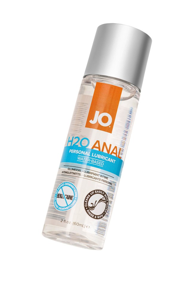 Анальный лубрикант на водной основе JO Anal H2O - 60 мл.