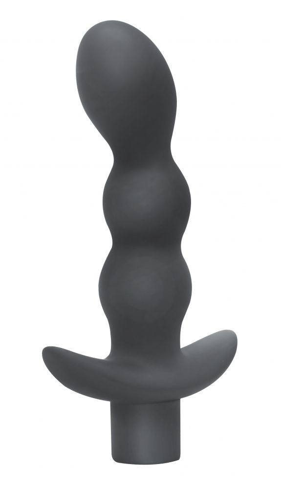 Серый анальный вибромассажёр Naughty - 14,5 см. Серый анальный вибромассажёр Naughty - 14,5 см.