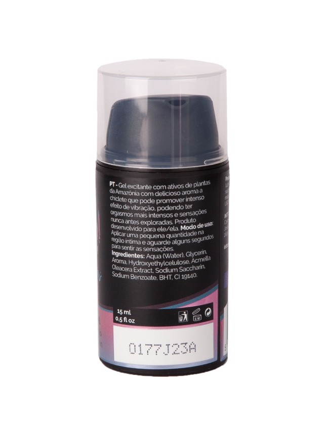 Жидкий интимный гель с эффектом вибрации Vibration! Bubble Gum - 15 мл. Жидкий интимный гель с эффектом вибрации Vibration! Bubble Gum - 15 мл.