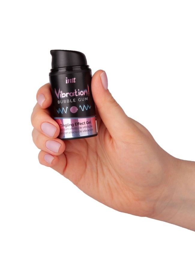 Жидкий интимный гель с эффектом вибрации Vibration! Bubble Gum - 15 мл. Жидкий интимный гель с эффектом вибрации Vibration! Bubble Gum - 15 мл.