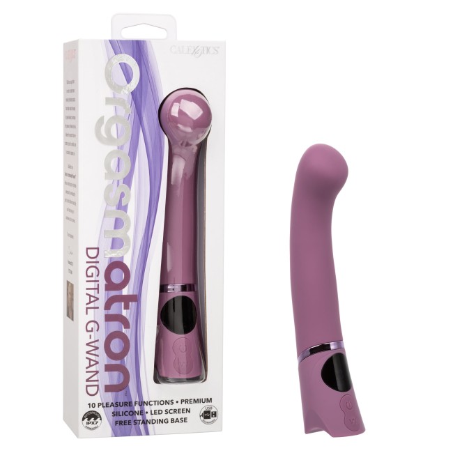 Сиреневый вибромассажер Orgasmatron Digital G-Wand - 19,7 см. Сиреневый вибромассажер Orgasmatron Digital G-Wand - 19,7 см.