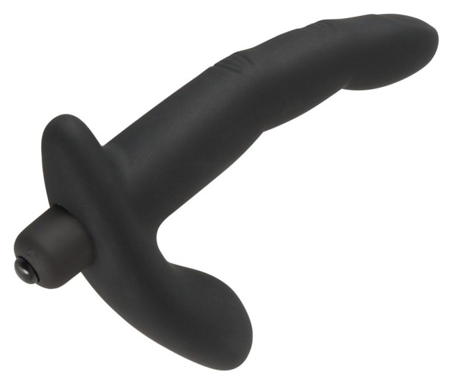Черный вибромассажер простаты Naughty Finger Prostate Vibe - 13,8 см. Черный вибромассажер простаты Naughty Finger Prostate Vibe - 13,8 см.