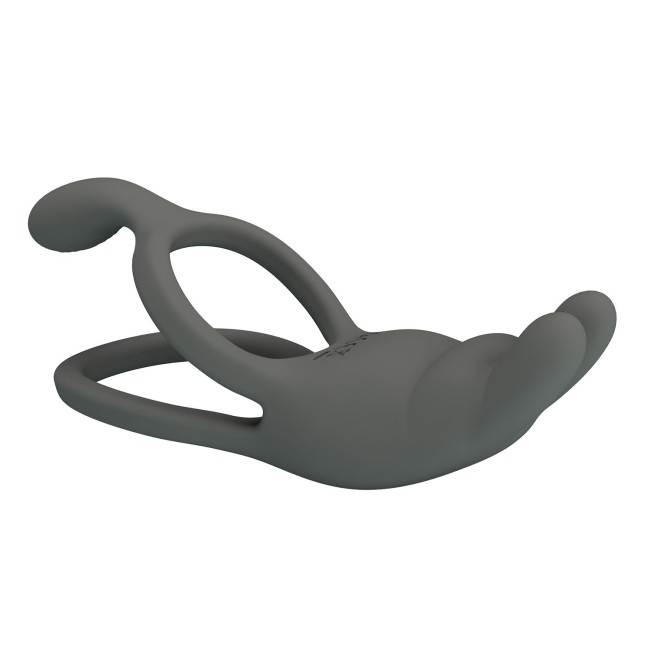 Серое эрекционное виброкольцо Dwayne Серое эрекционное виброкольцо Dwayne