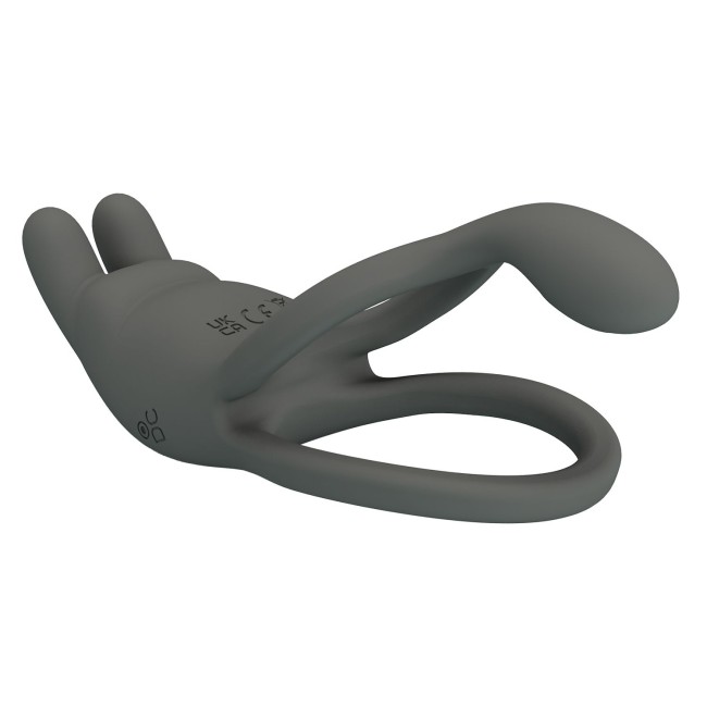 Серое эрекционное виброкольцо Dwayne Серое эрекционное виброкольцо Dwayne