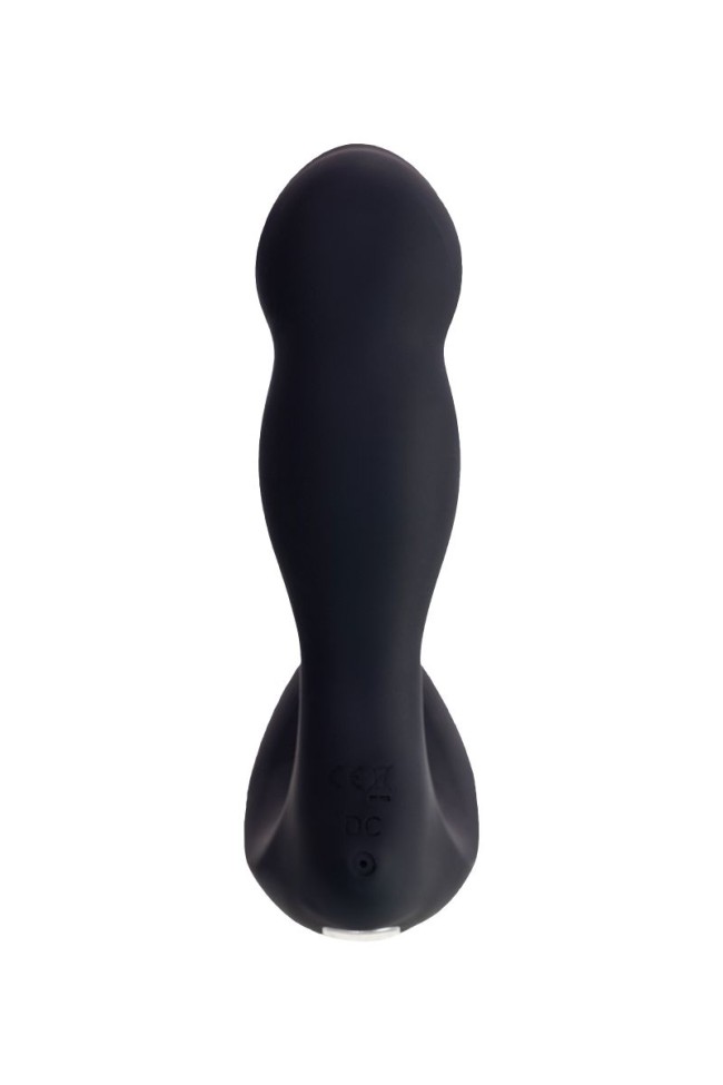 Черный вибростимулятор простаты Mounto с пультом ДУ - 12,5 см. Черный вибростимулятор простаты Mounto с пультом ДУ - 12,5 см.