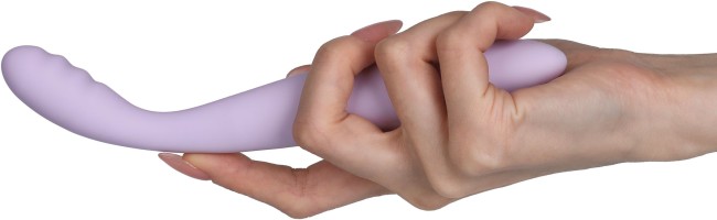 Сиреневый вибростимулятор Cici 2 с функцией нагрева - 17,8 см. Сиреневый вибростимулятор Cici 2 с функцией нагрева - 17,8 см.