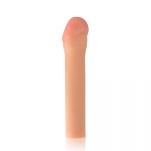 Реалистичная насадка для увеличения члена - 20 см.