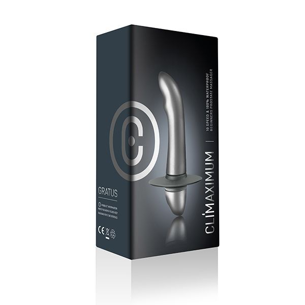 Серый массажер простаты Climaximum Gratus - 10 см. Серый массажер простаты Climaximum Gratus - 10 см.