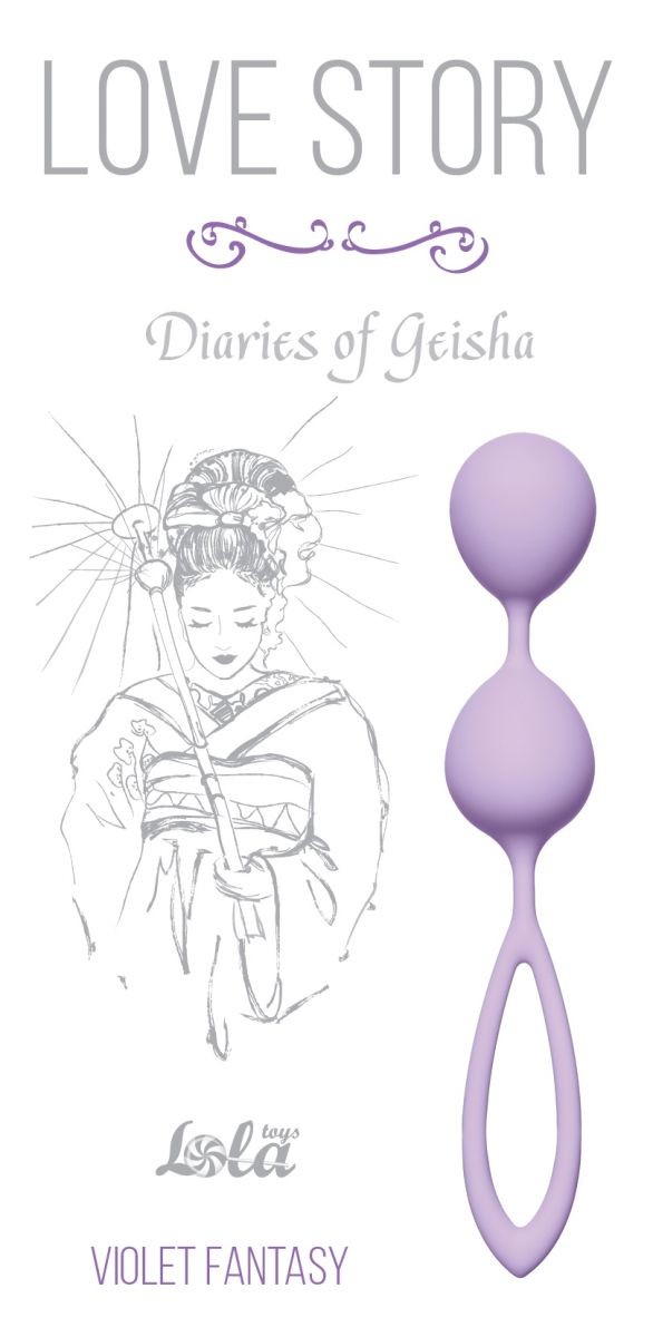 Сиреневые вагинальные шарики Diaries of a Geisha Сиреневые вагинальные шарики Diaries of a Geisha
