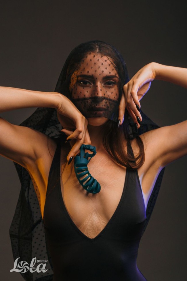 Мужской пояс верности зеленого цвета Romello Мужской пояс верности зеленого цвета Romello