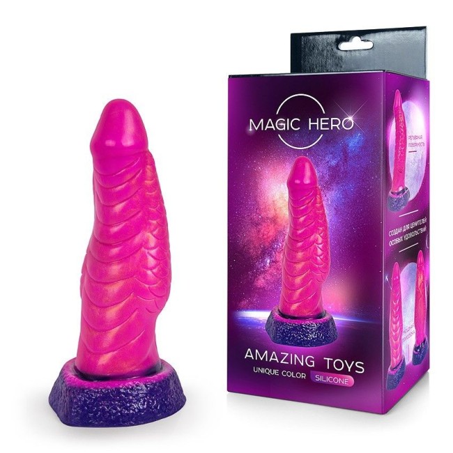 Розовый фантазийный фаллоимитатор - 17,5 см. Розовый фантазийный фаллоимитатор - 17,5 см.