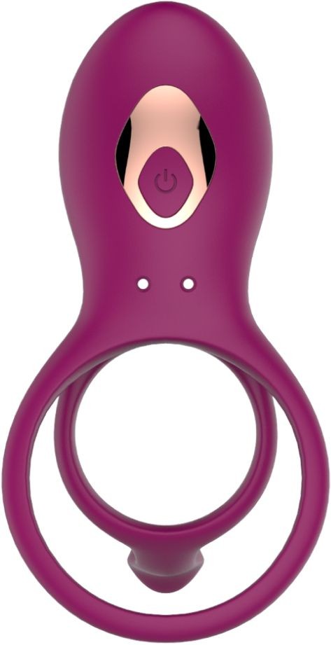 Сливовое эрекционное виброкольцо кольцо AN Germ Сливовое эрекционное виброкольцо кольцо AN Germ