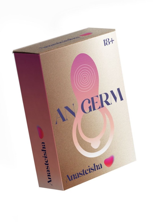 Сливовое эрекционное виброкольцо кольцо AN Germ Сливовое эрекционное виброкольцо кольцо AN Germ