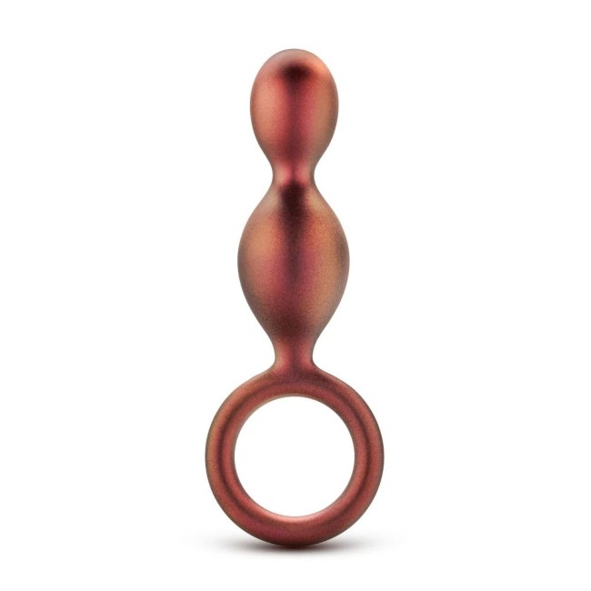 Коричневый анальный стимулятор Duo Loop Copper Anal Plug - 13,3 см. Коричневый анальный стимулятор Duo Loop Copper Anal Plug - 13,3 см.