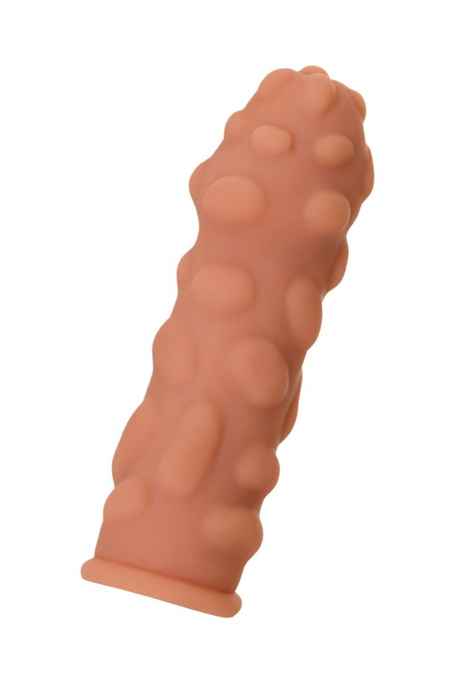Телесная насадка на фаллос с крупными бугорками Extreme Sleeve 011 S-size - 12,7 см. Телесная насадка на фаллос с крупными бугорками Extreme Sleeve 011 S-size - 12,7 см.
