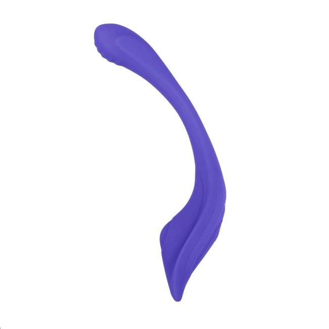 Фиолетовый гибкий вибростимулятор с пультом ДУ Anywhere Vibe Фиолетовый гибкий вибростимулятор с пультом ДУ Anywhere Vibe