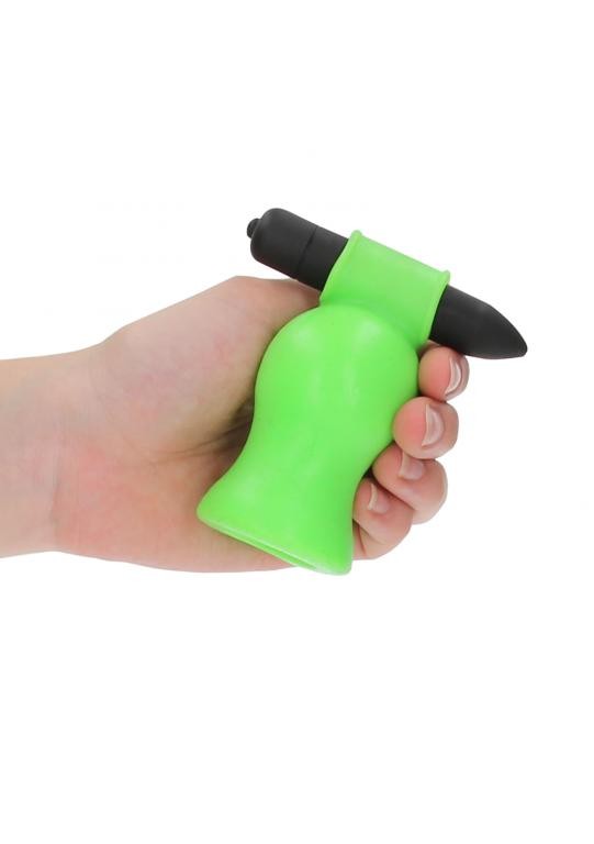 Люминесцентный мастурбатор с вибропулей сверху Люминесцентный мастурбатор с вибропулей сверху