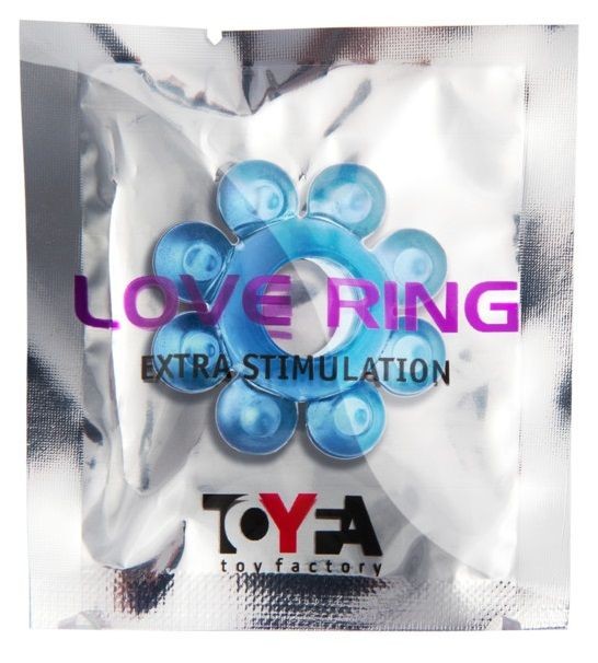 Голубая гелевая насадка-цветок Голубая гелевая насадка-цветок