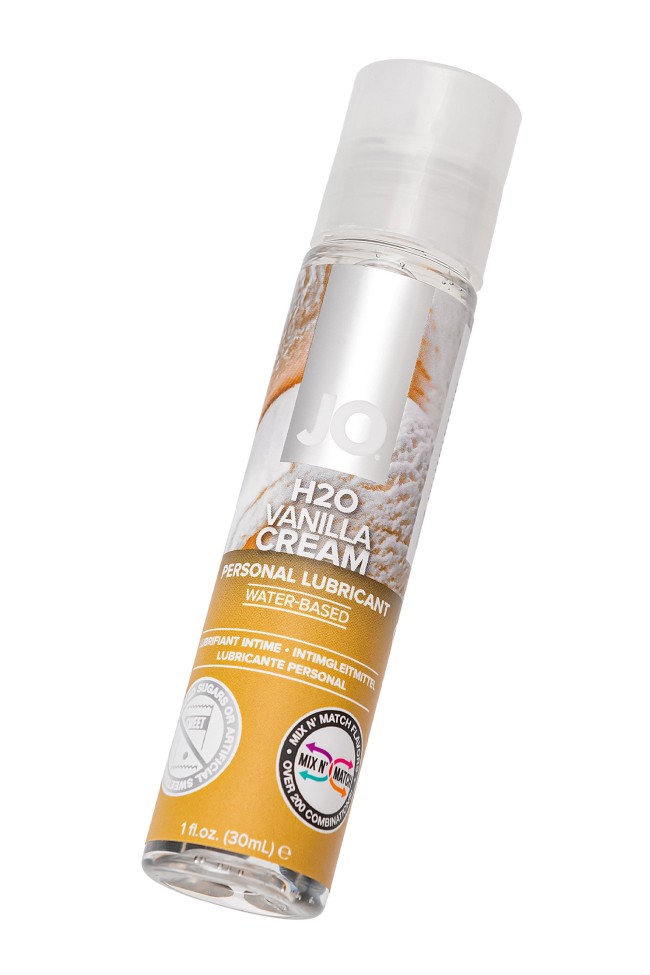 Ароматизированный лубрикант на водной основе JO Flavored Vanilla H2O - 30 мл. Ароматизированный лубрикант на водной основе JO Flavored Vanilla H2O - 30 мл.